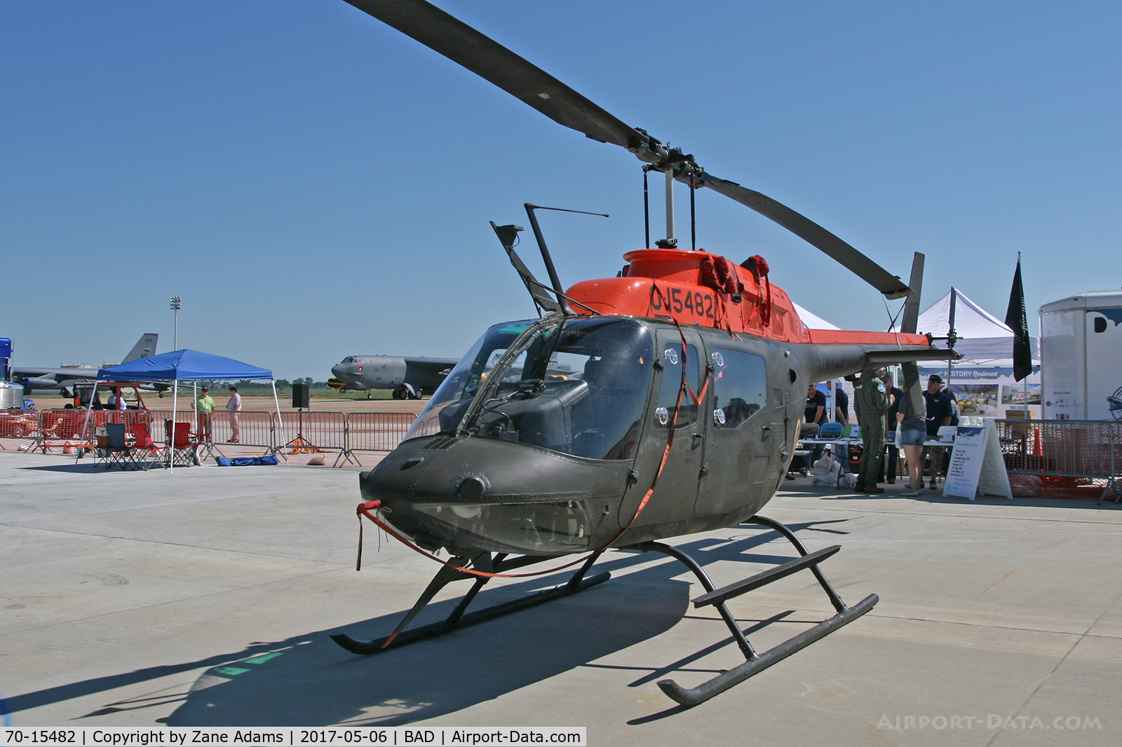 70-15482, 1970 Bell OH-58A Kiowa C/N 41033, At the 2017 Barksdale AFB Airshow