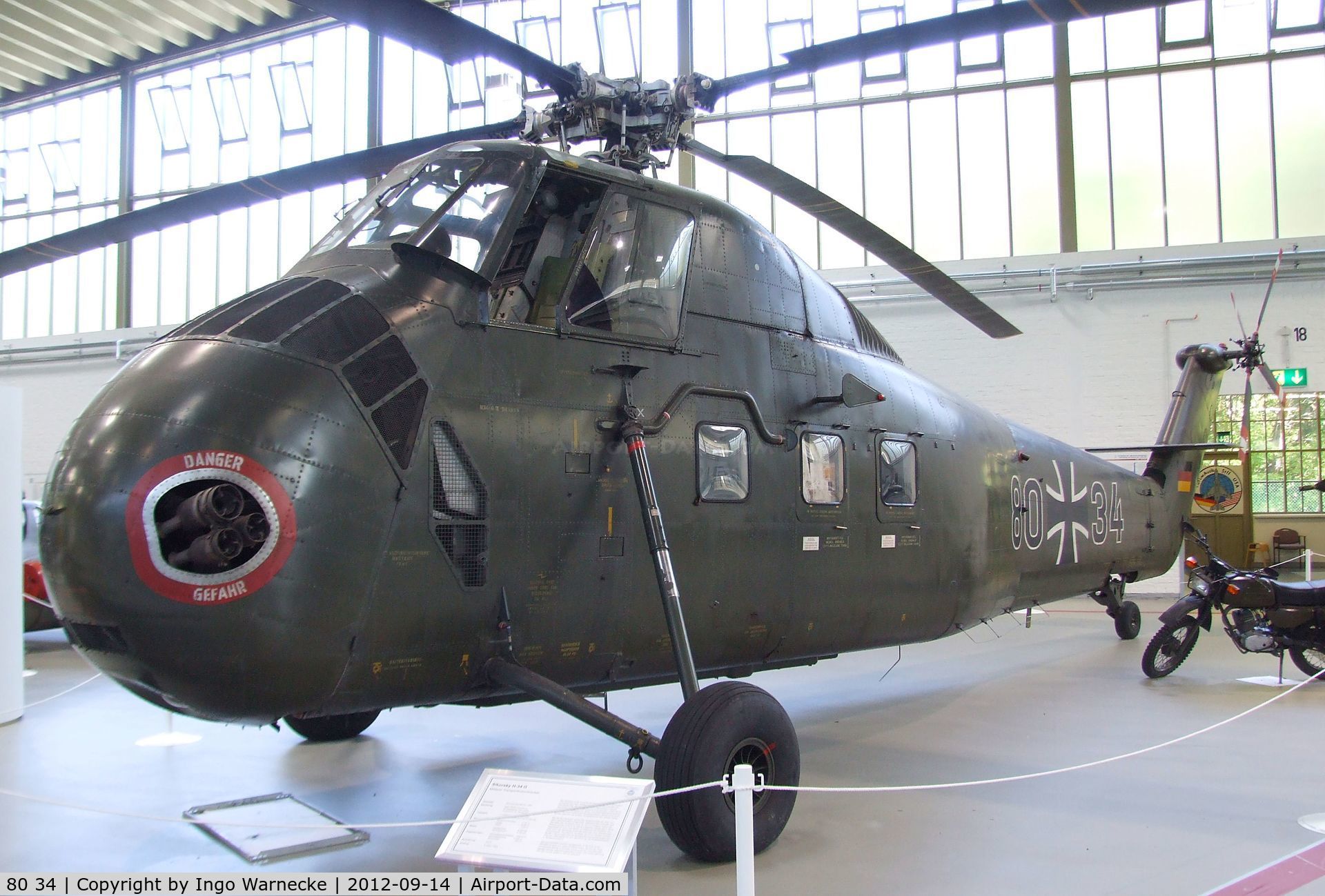 80 34, Sikorsky H-34G Choctaw C/N 58-1099, Sikorsky H-34G Choctaw at the Luftwaffenmuseum, Berlin-Gatow