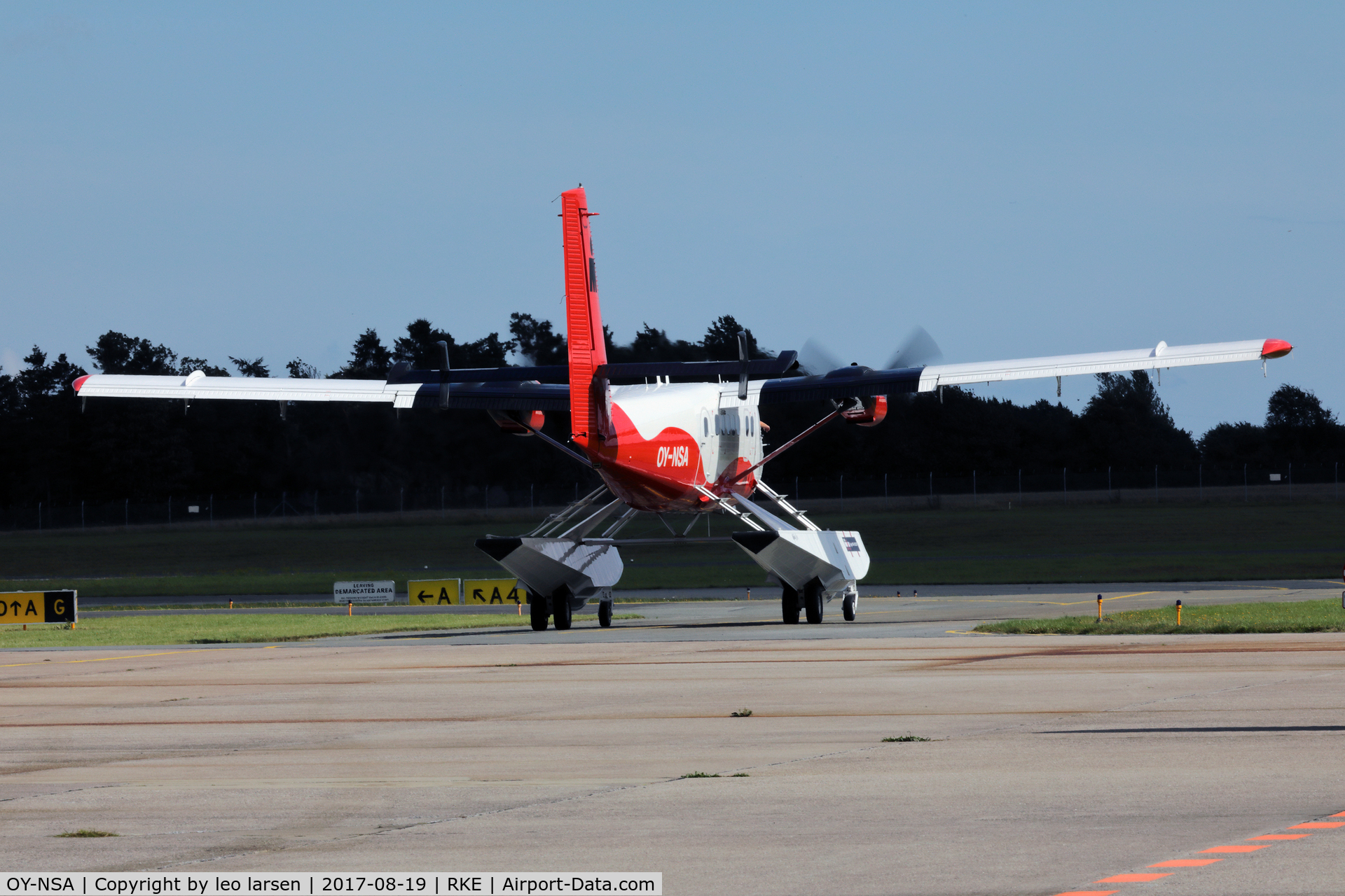 OY-NSA, 1978 De Havilland Canada DHC-6-300 Twin Otter C/N 577, Roskilde Air Show 19.8.2017