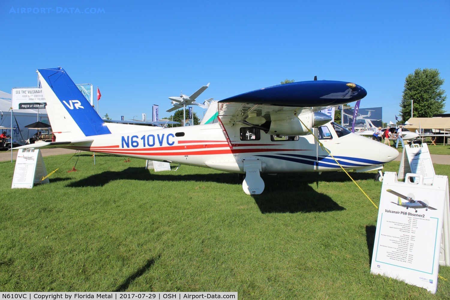 N610VC, 2014 Vulcanair P-68R Victor C/N 480/R, P-68R