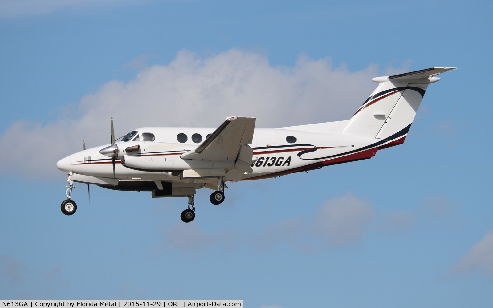 N613GA, Raytheon Aircraft Company B200 C/N BB-1909, Super King Air 200