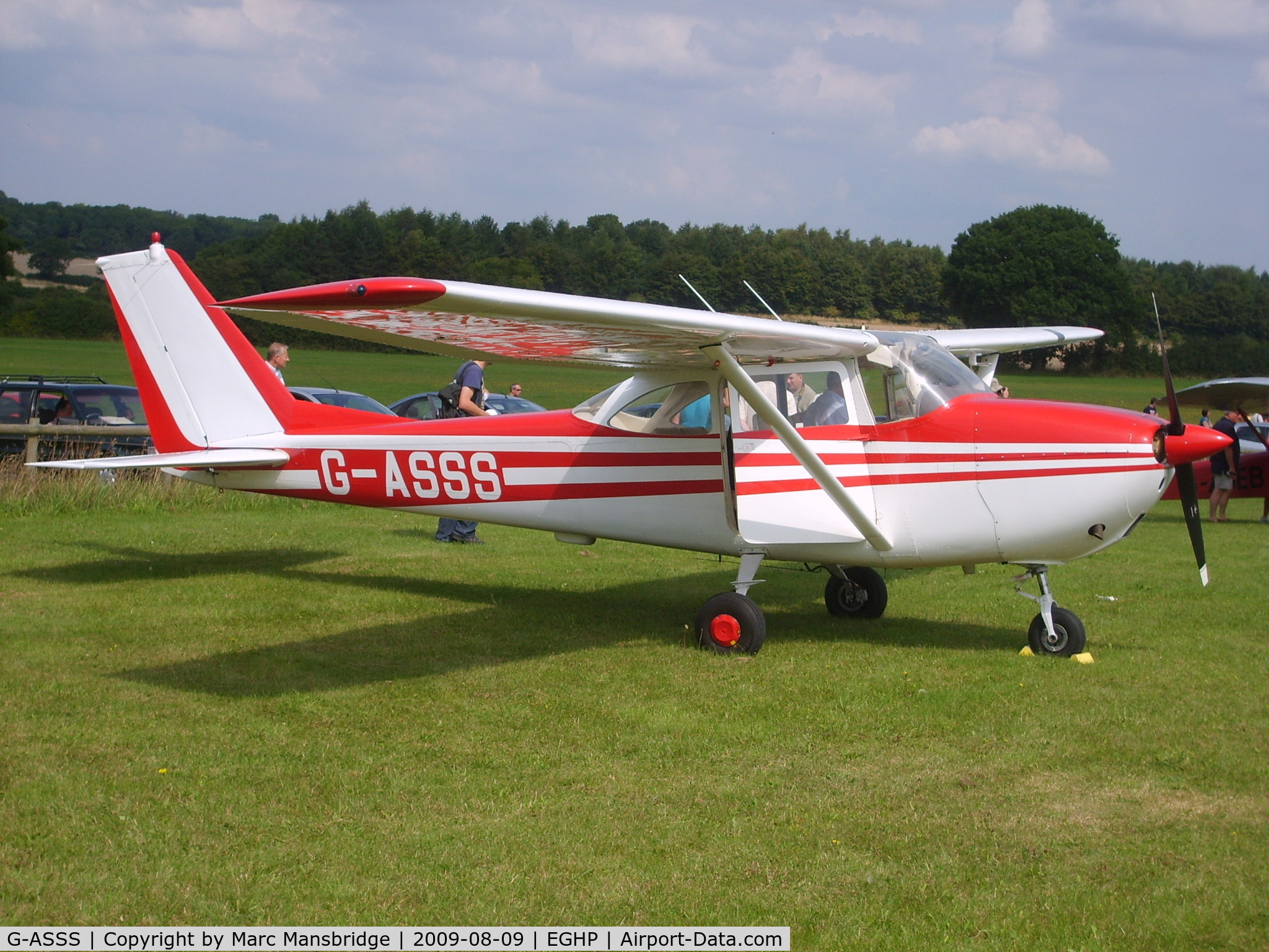 G-ASSS, 1964 Cessna 172E C/N 172-51467, Visiting Popham airfield EGHP