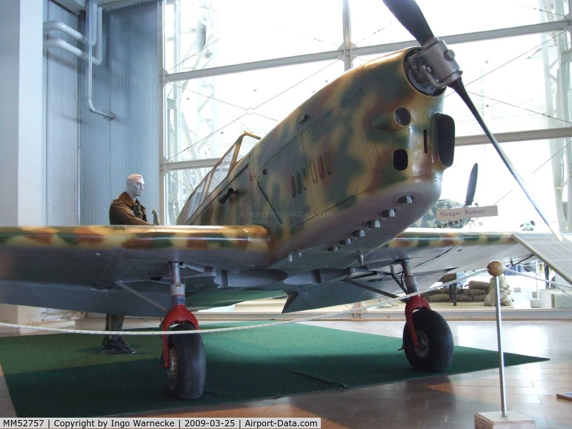 MM52757, Nardi-Piaggio FN.305 C/N 766, Nardi FN.305 (Piaggio) at the Museo storico dell'Aeronautica Militare, Vigna di Valle