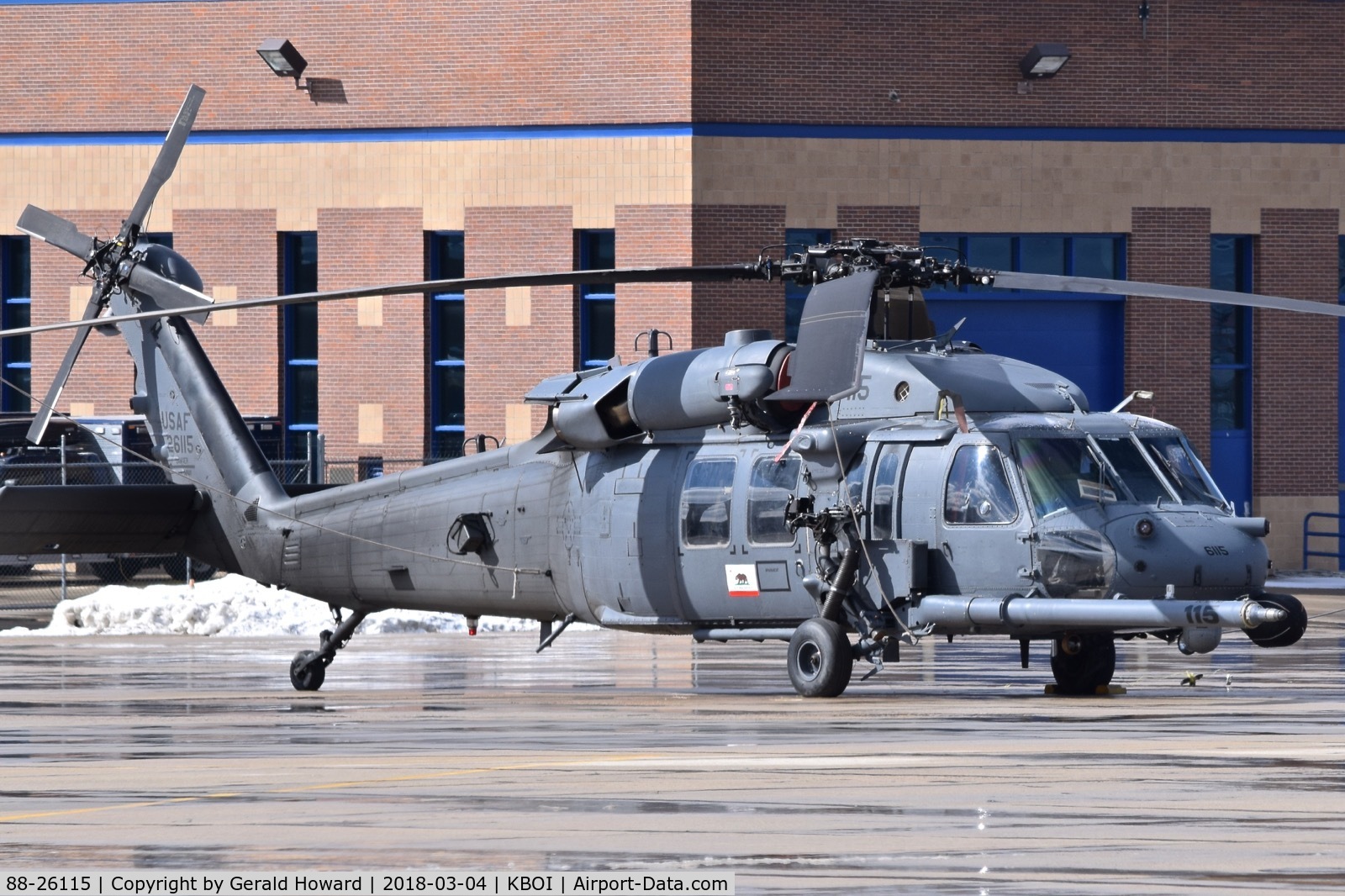 88-26115, 1988 Sikorsky HH-60G Pave Hawk C/N 70-1317, 129th RW, 129th RQS, Moffett Field, CA.