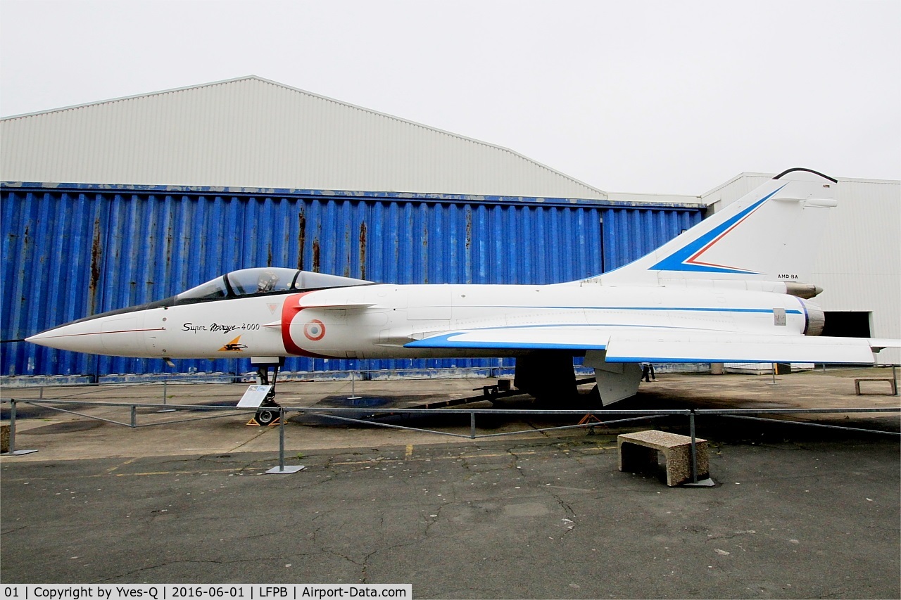 01, 1979 Dassault Mirage 4000 C/N 01, Dassault Mirage 4000, Air & Space Museum Paris-Le Bourget (LFPB)