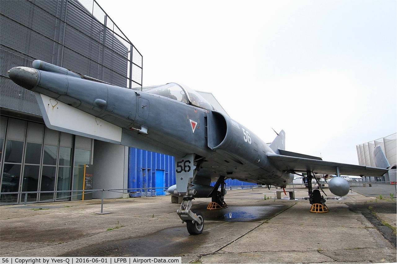 56, Dassault Etendard IV.M C/N 56, Dassault Etendard IV.M, Exibited at Air & Space Museum Paris-Le Bourget (LFPB)