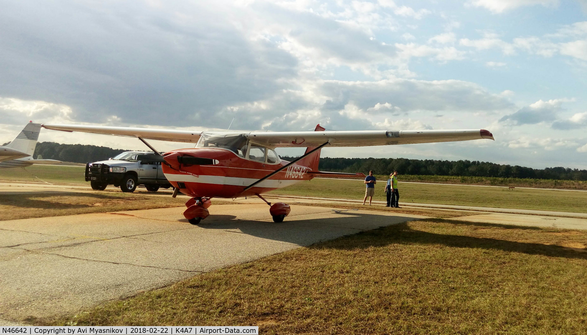 N46642, 1968 Cessna 172K Skyhawk C/N 17257405, Shot at Atlanta South regional Airport