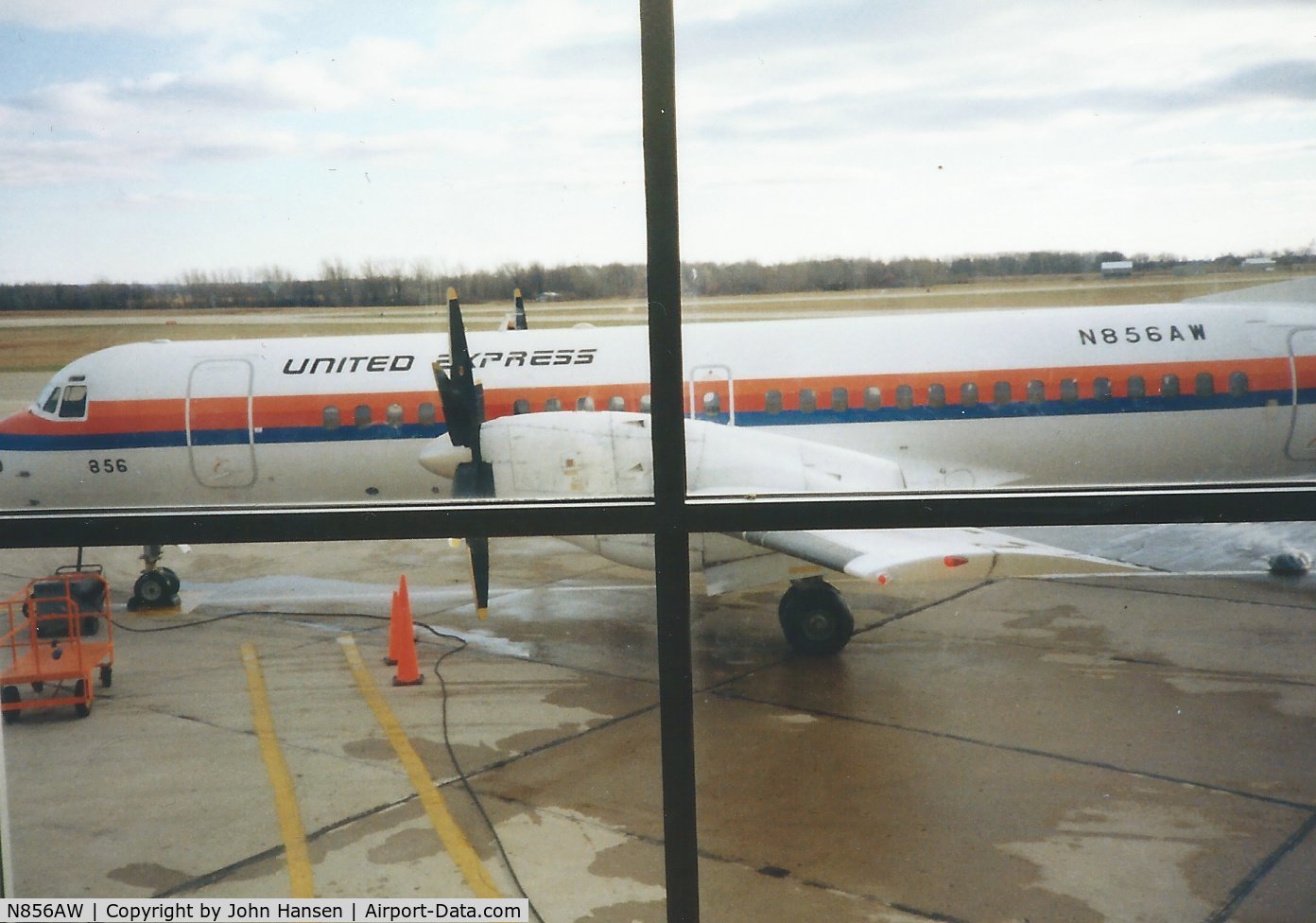 N856AW, 1990 British Aerospace ATP C/N 2032, Taken before boarding.