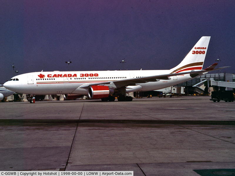 C-GGWB, 1998 Airbus A330-202 C/N 211, Colourful livery already history