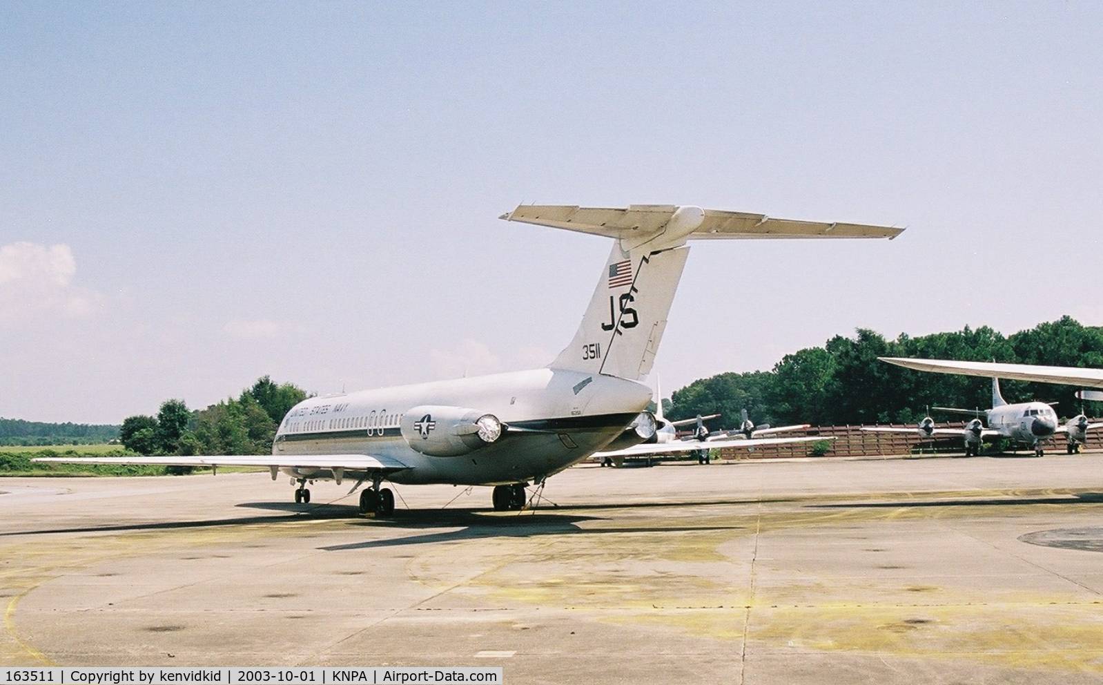 163511, 1969 McDonnell Douglas C-9B Skytrain II C/N 47431, On display at the Museum of Naval Aviation, Pensacola.