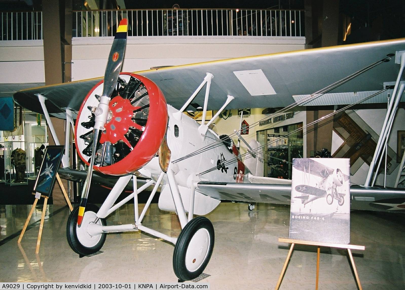 A9029, 1932 Boeing F4B-4 C/N 0000, On display at the Museum of Naval Aviation, Pensacola.