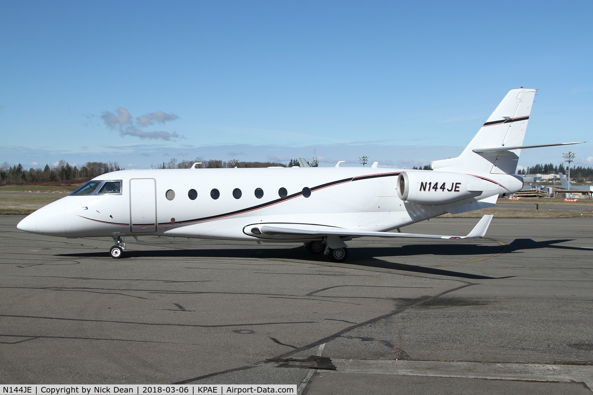 N144JE, 2005 Israel Aircraft Industries Gulfstream 200 C/N 113, PAE/KPAE