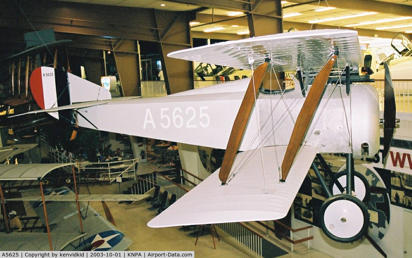 A5625, Hanriot HD-1 Replica C/N Not found A5625, On display at the Museum of Naval Aviation, Pensacola.