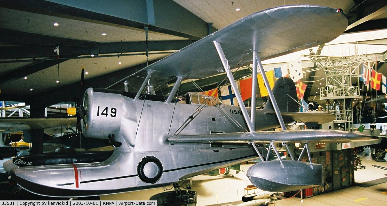 33581, Grumman J2F-6 Duck C/N Not found 33581, On display at the Museum of Naval Aviation, Pensacola.