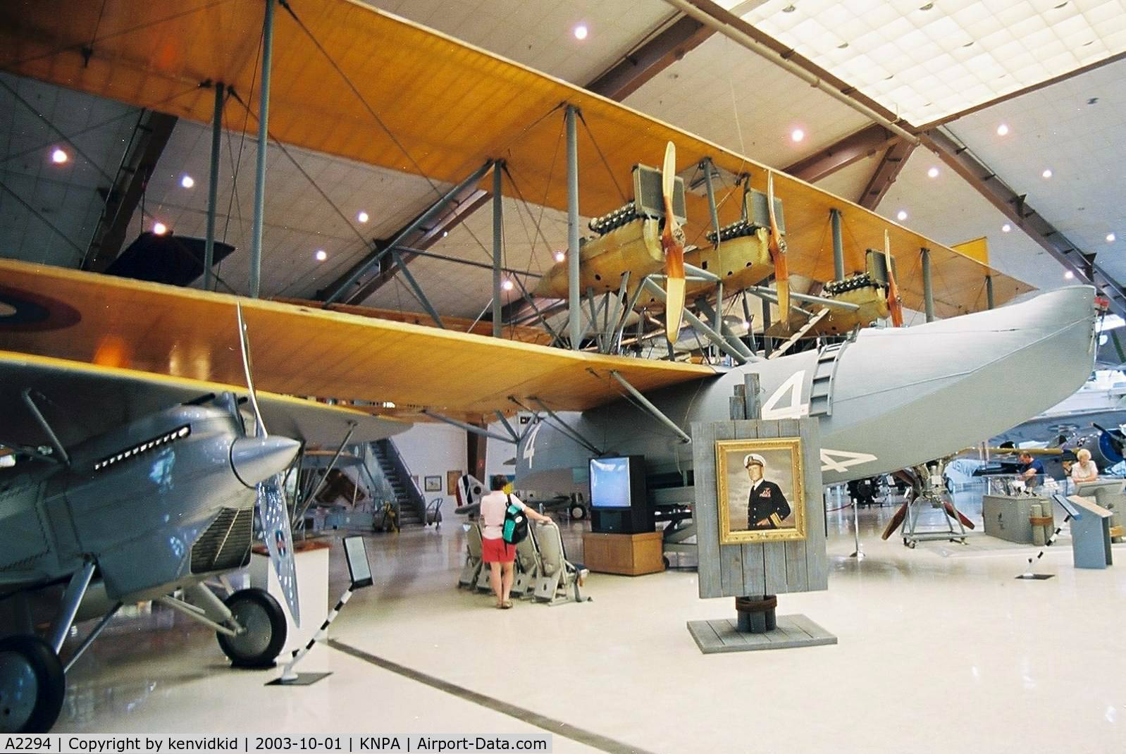 A2294, 1919 Curtiss NC.4 C/N Not found A2294, On display at the Museum of Naval Aviation, Pensacola.