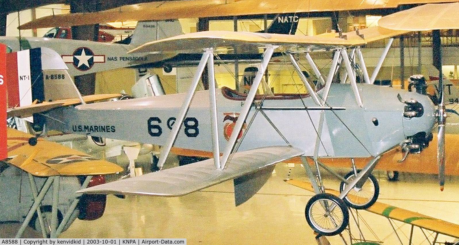 A8588, 1929 New Standard NT-1 C/N 1007, On display at the Museum of Naval Aviation, Pensacola.