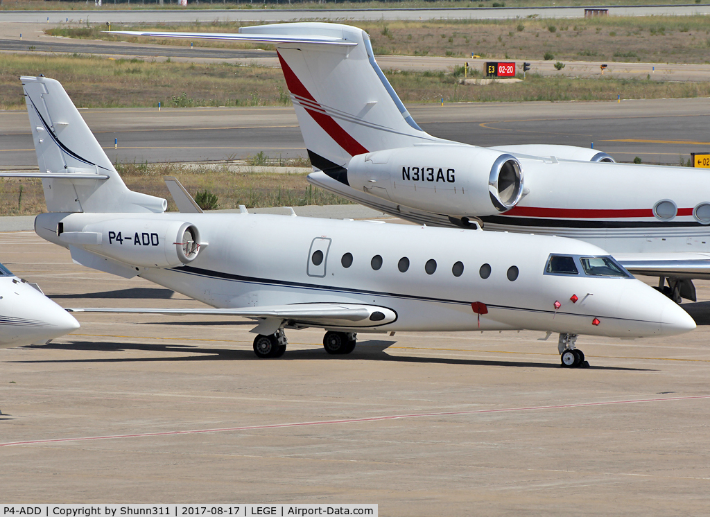 P4-ADD, 2008 Israel Aerospace Industries G200 C/N 200, Parked at the Airport...