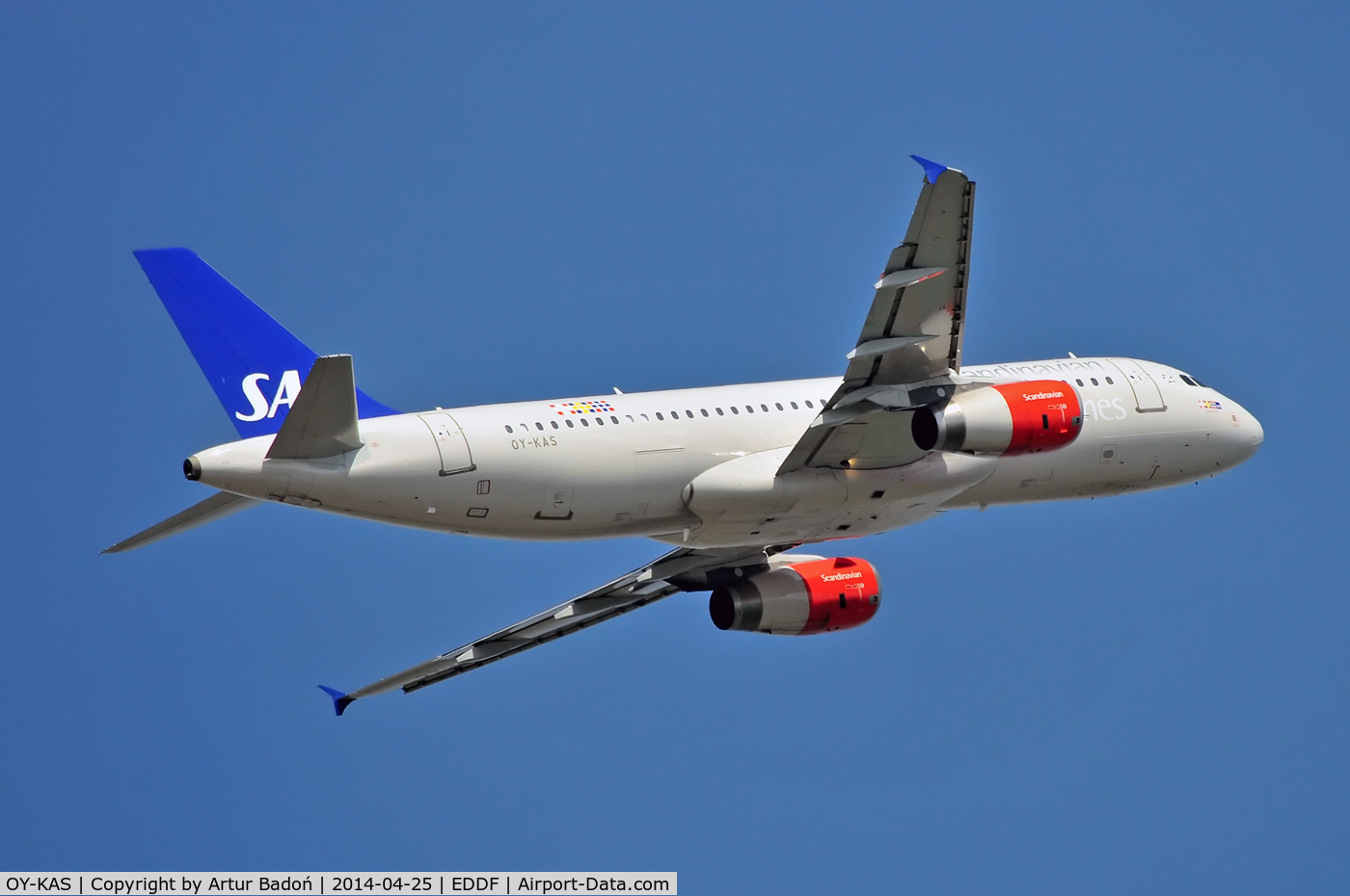 OY-KAS, 2007 Airbus A320-232 C/N 3335, SAS Scandinavian Airlines