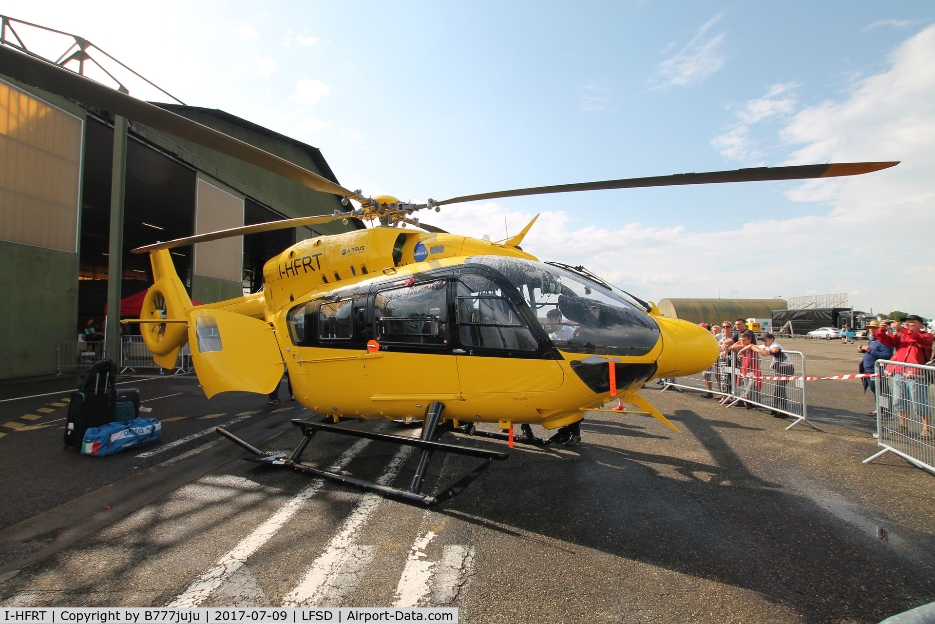 I-HFRT, 2016 Airbus Helicopters EC-145T-2 (BK-117D-2) C/N 20114, at Dijon