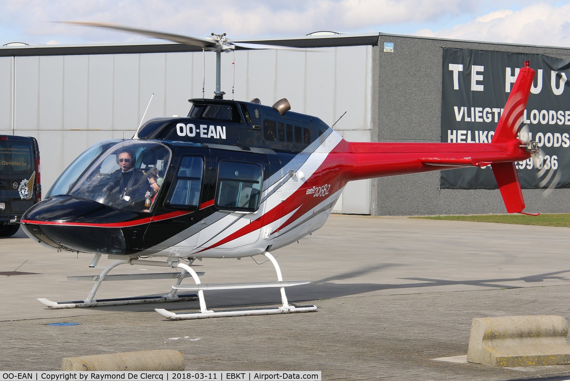 OO-EAN, 1975 Bell 206B JetRanger II C/N 1595, At Wevelgem.