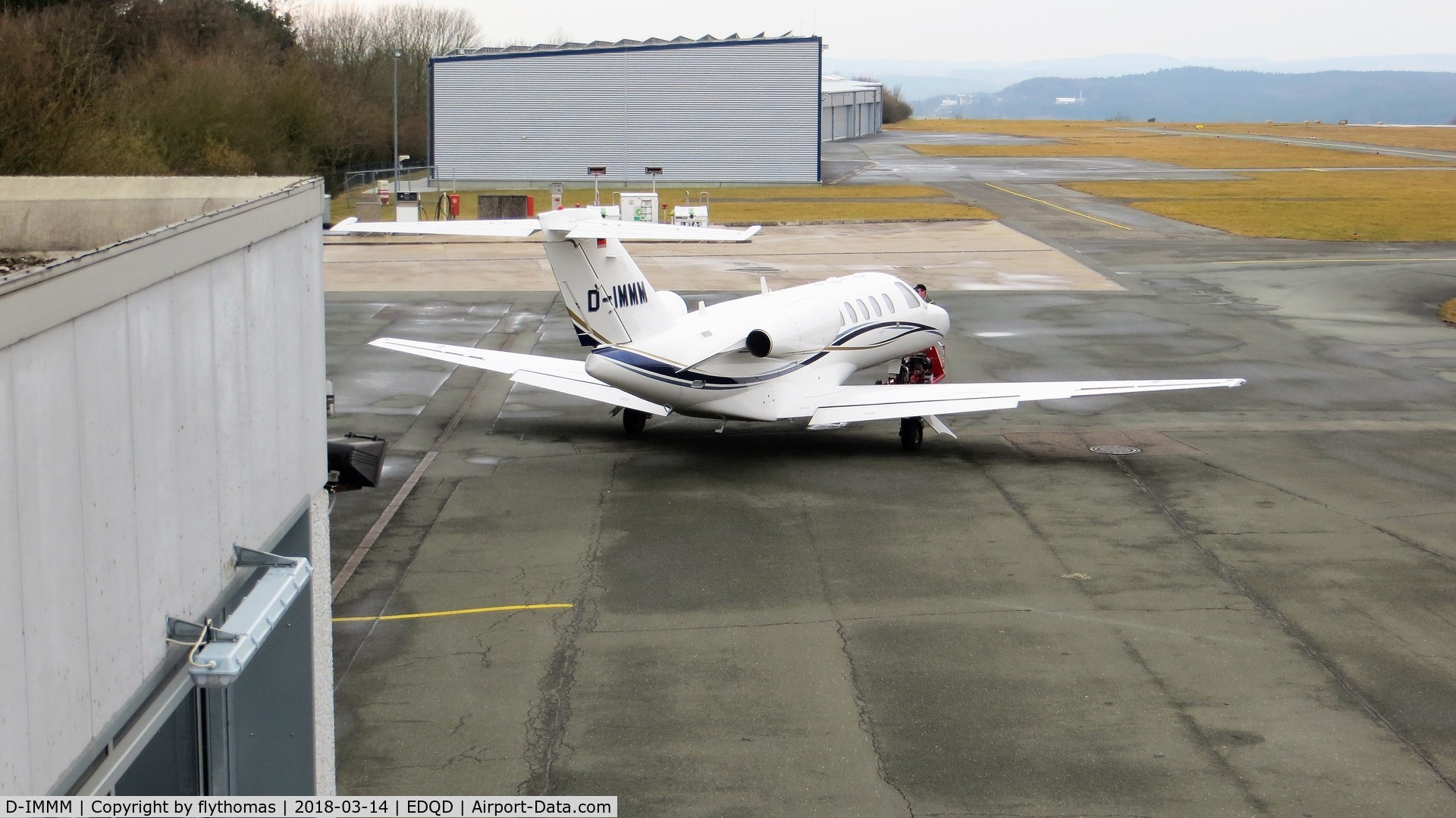 D-IMMM, 2008 Cessna 525A CitationJet CJ2+ C/N 525A-0400, D-IMMM Bayreuth Airport