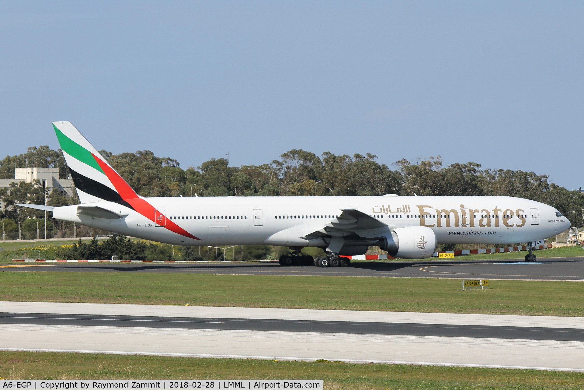 A6-EGP, 2012 Boeing 777-31H/ER C/N 35599, B777 A6-EGP Emirates Airlines