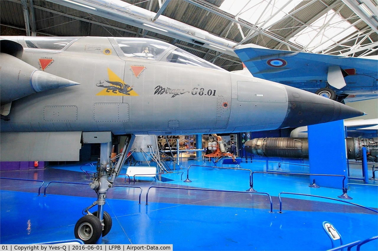 01, Dassault Mirage G8 C/N 01, Dassault Mirage G8, Air & Space Museum Paris-Le Bourget (LFPB)