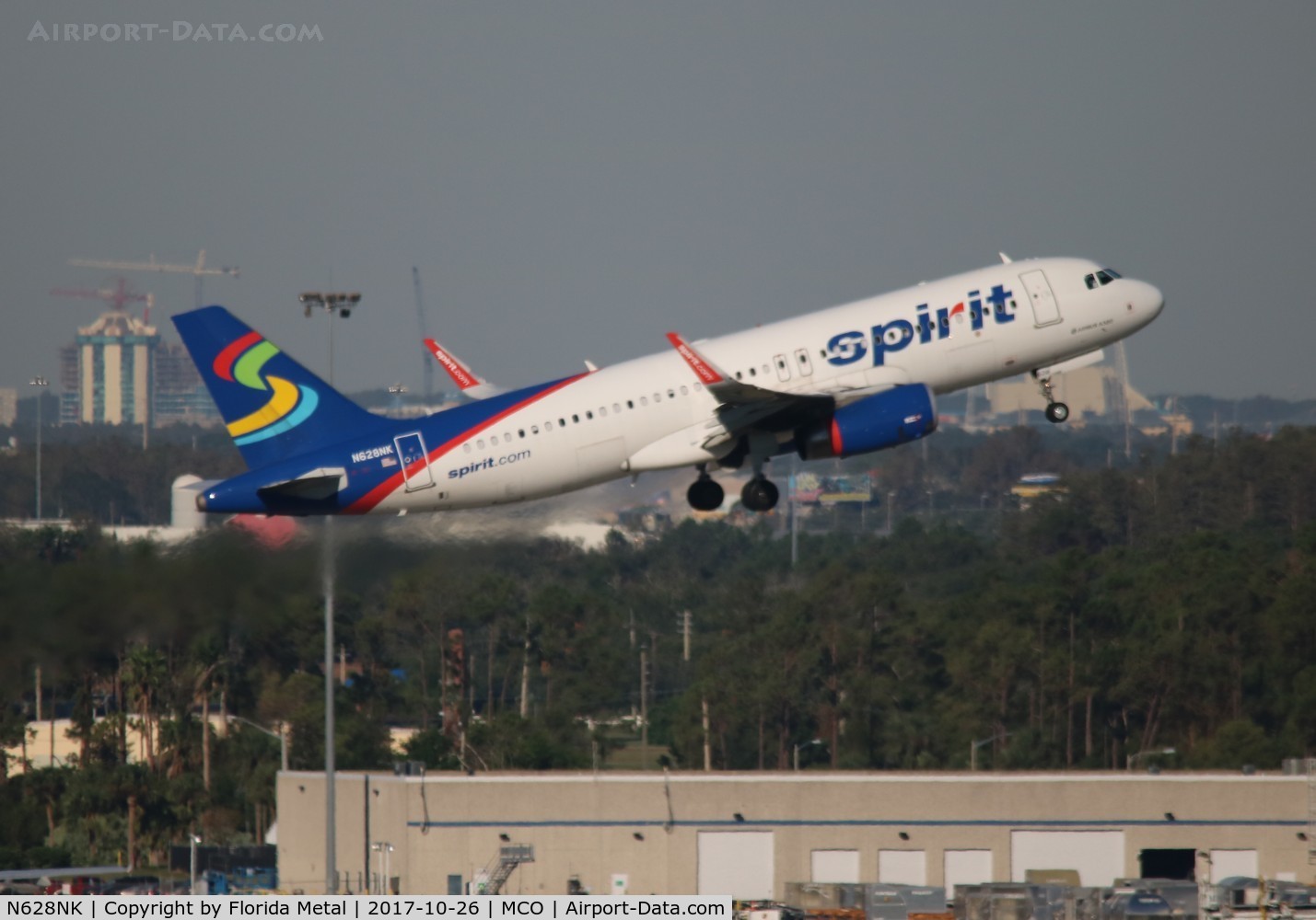 N628NK, 2014 Airbus A320-232 C/N 6193, Spirit