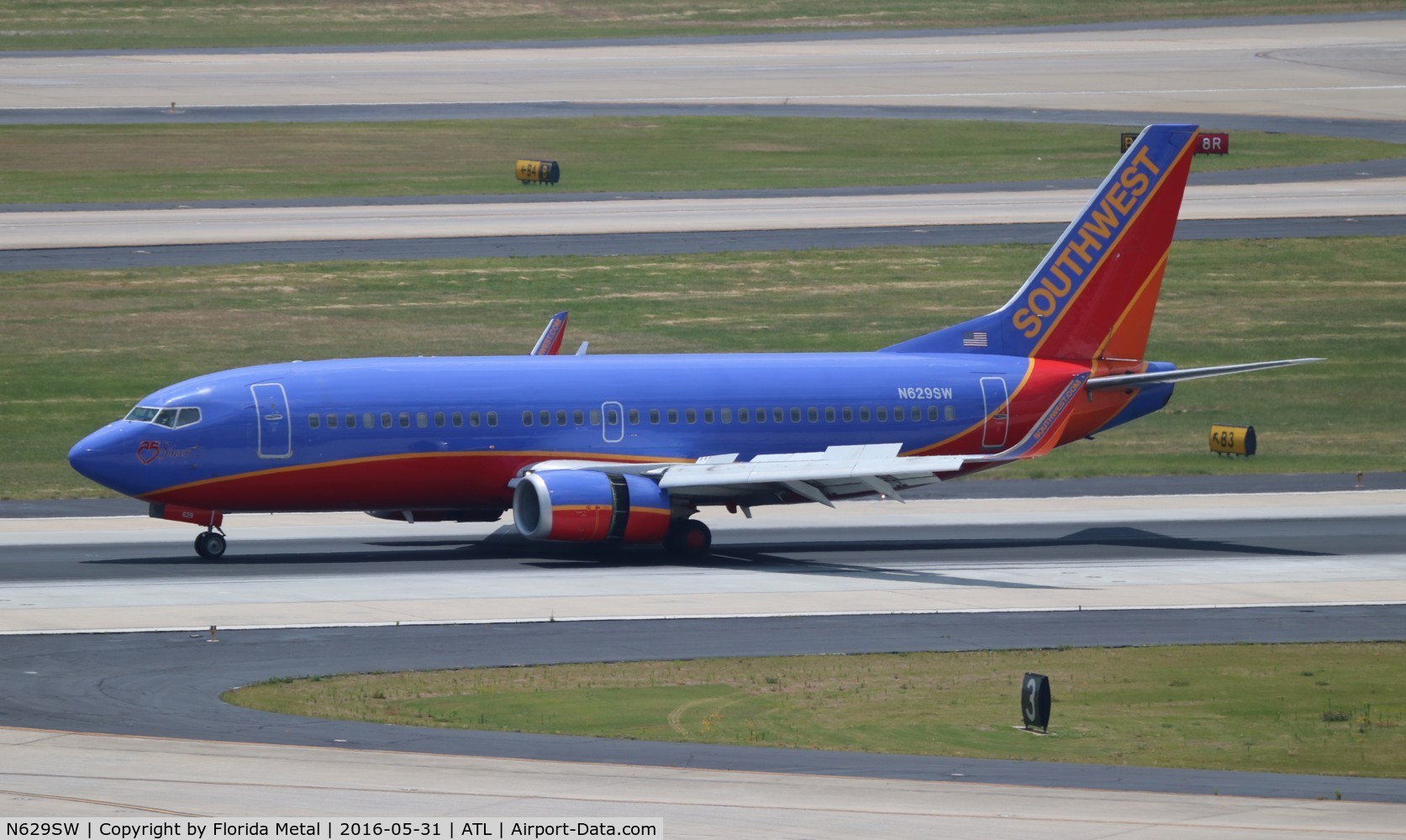 N629SW, 1996 Boeing 737-3H4 C/N 27704, Southwest