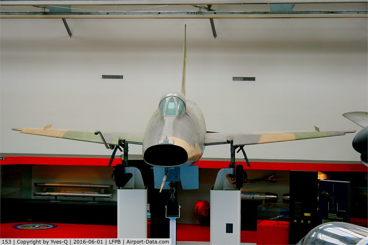 153, Dassault Super Mystere B.2 C/N 153, Dassault Super Mystere B.2, Exibited at Air & Space Museum Paris-Le Bourget (LFPB)