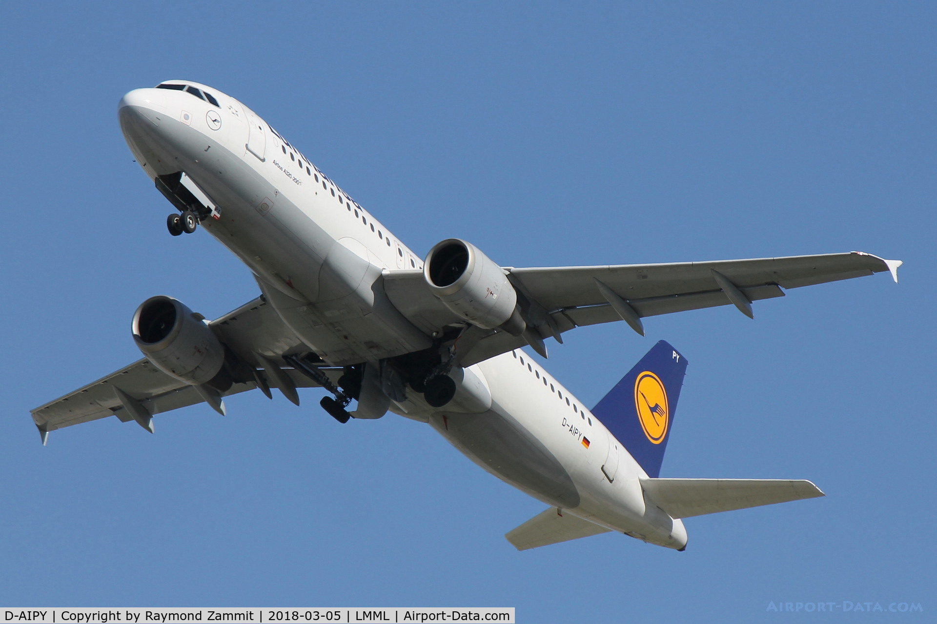 D-AIPY, 1991 Airbus A320-211 C/N 161, A320 D-AIPY Lufthansa