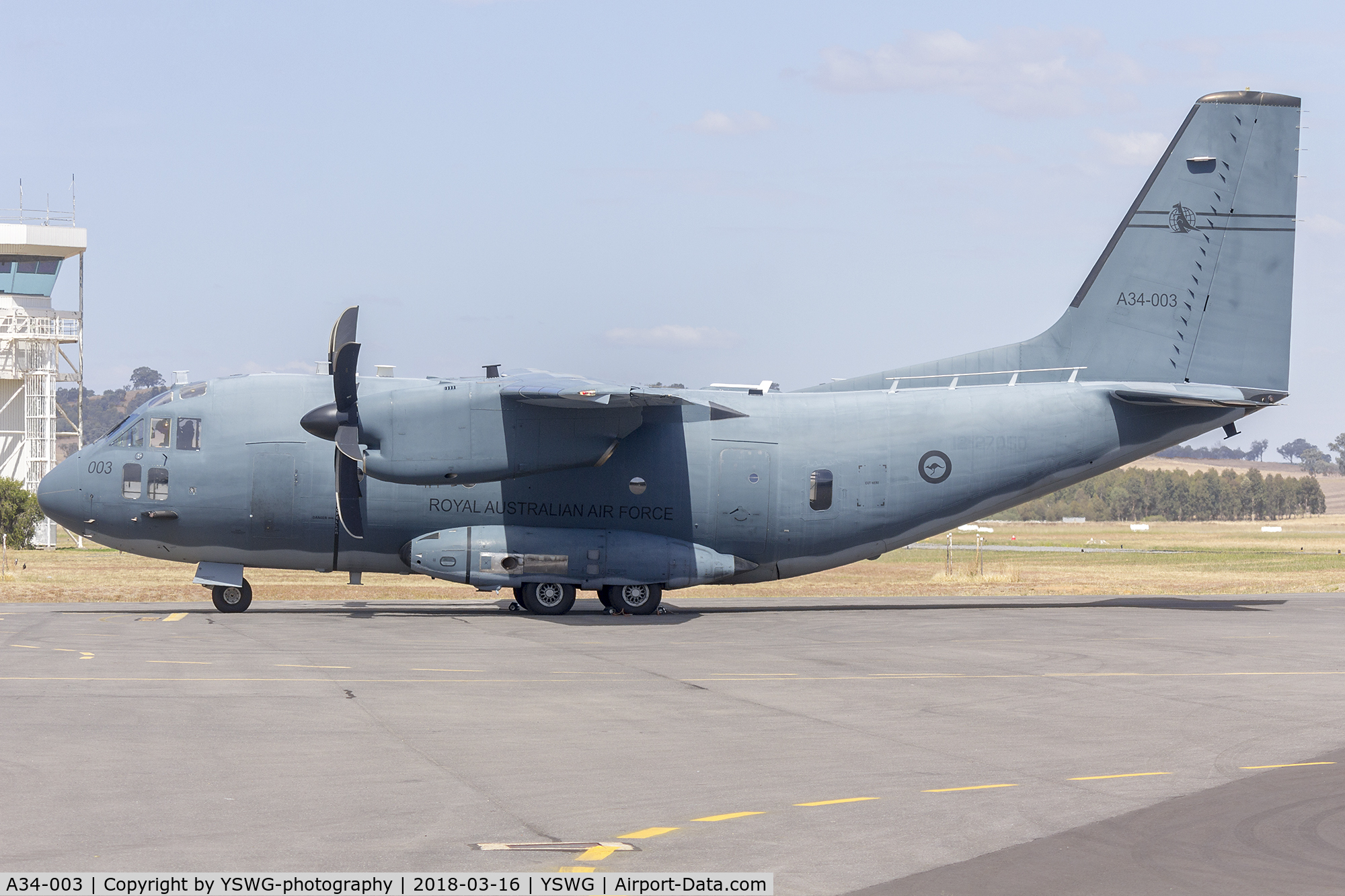 A34-003, 2015 Alenia C-27J Spartan C/N 4182/AUS03, Royal Australian Air Force (A34-003) Alenia C-27J Spartan at Wagga Wagga Airport