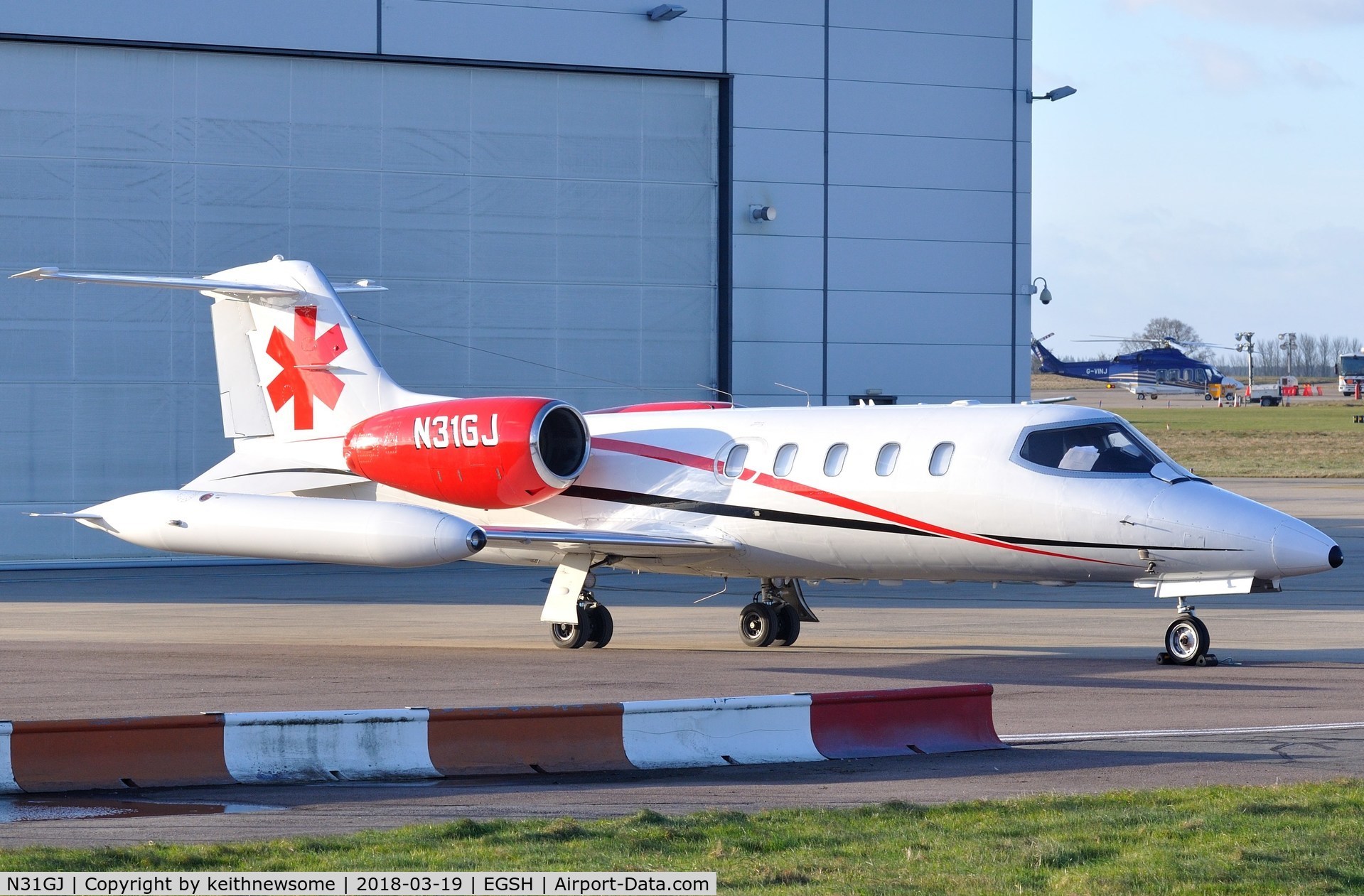 N31GJ, 1976 Gates Learjet 36A C/N 022, Parked all day !