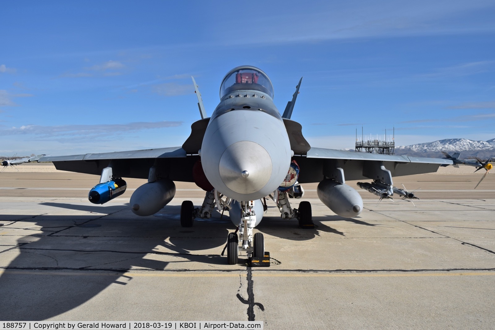 188757, McDonnell Douglas CF-188A Hornet C/N 0394/A329, Parked on the south GA ramp. 401 Squadron, 4 Wing, Cold Lake, Alberta, Canada.