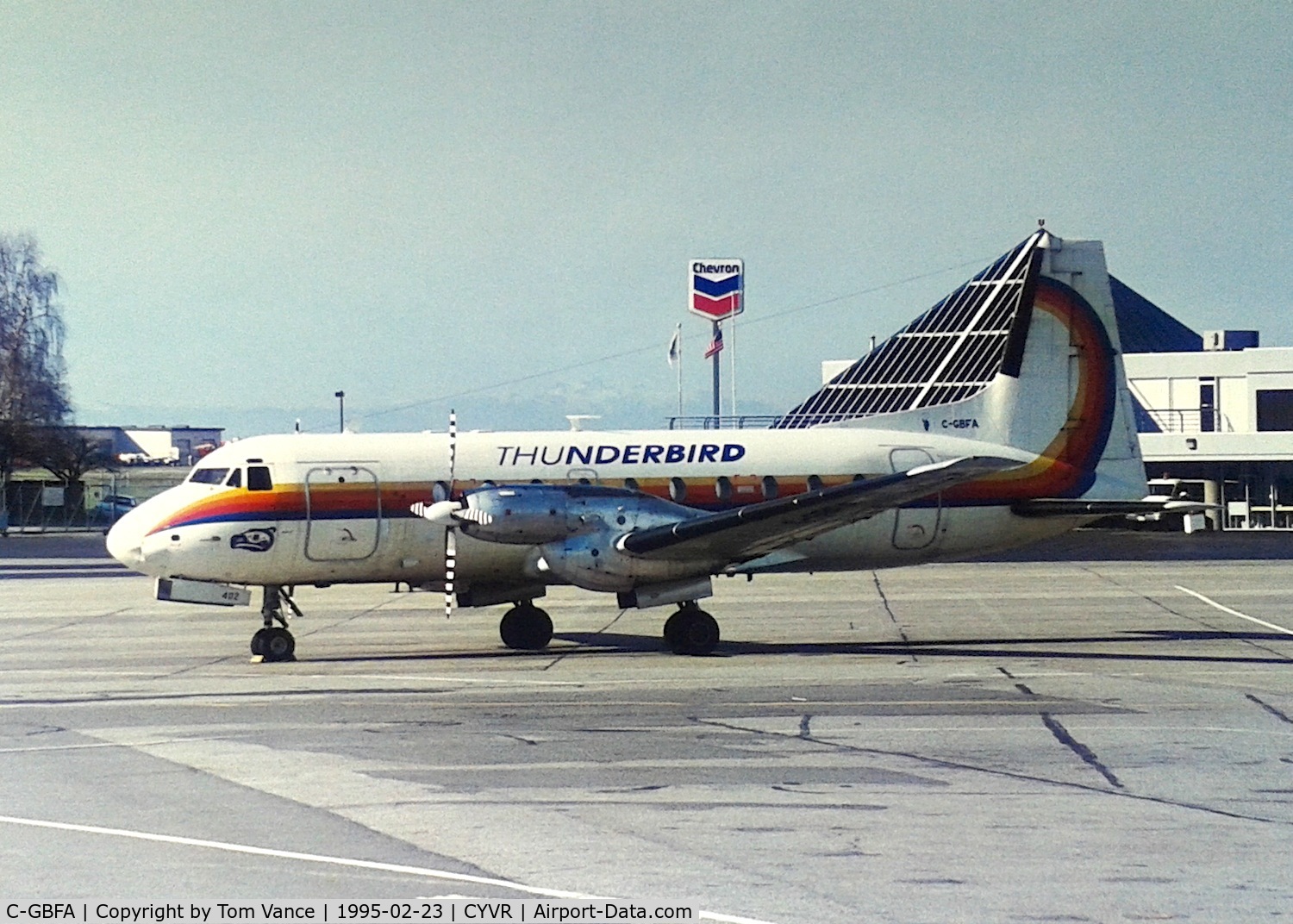 C-GBFA, 1980 British Aerospace HS.748 Series 2B C/N 1781, HS-748 at Vancouver, BC Canada  - south airport complex