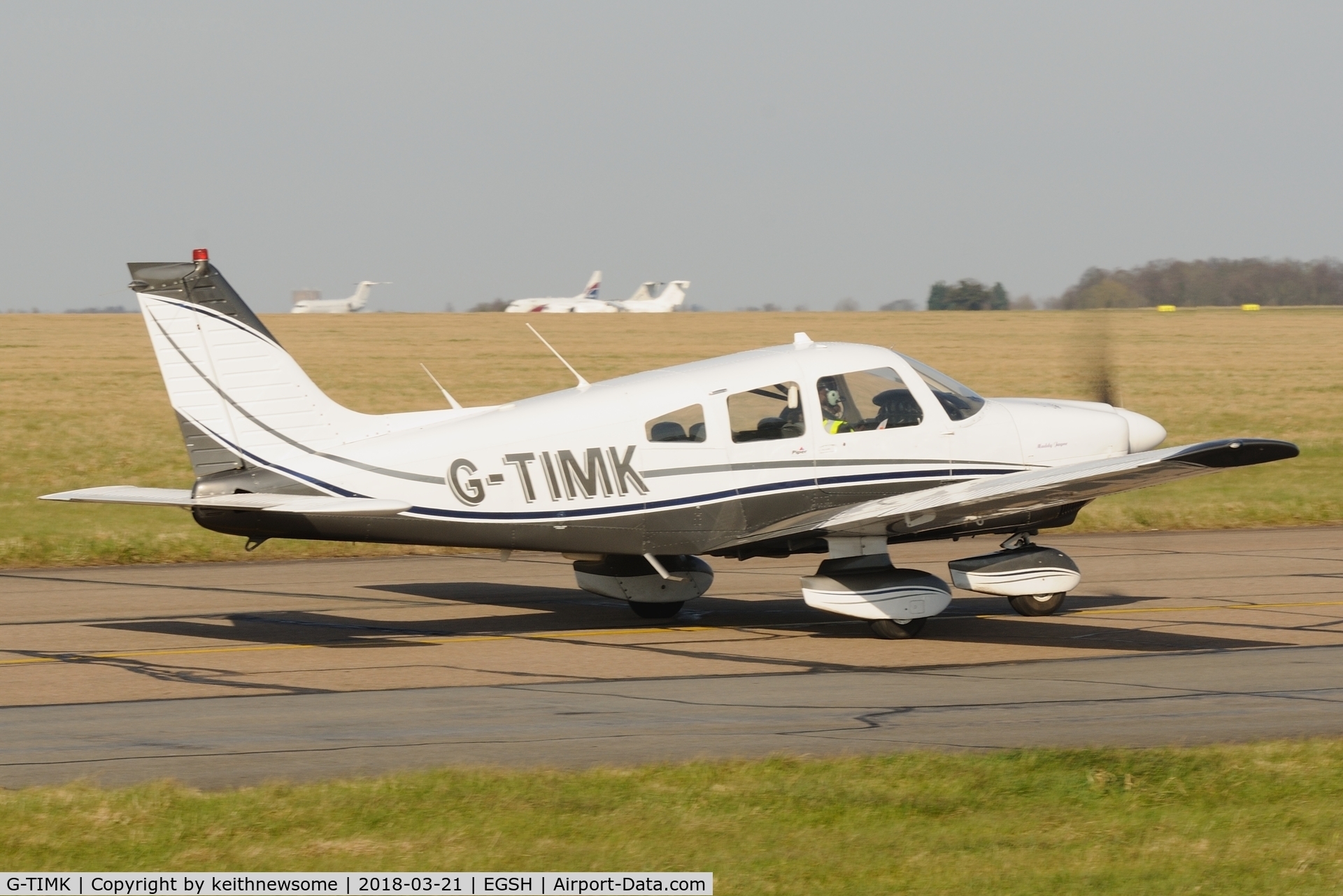 G-TIMK, 1980 Piper PA-28-181 Cherokee Archer II C/N 28-8090214, Return Visitor.