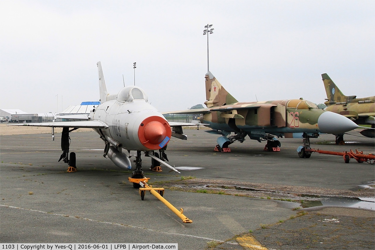 1103, Mikoyan-Gurevich MiG-21F-13 C/N 161103, Aéro S-106 (Mig 21F-13), Air & Space Museum Paris-Le Bourget (LFPB-LBG)