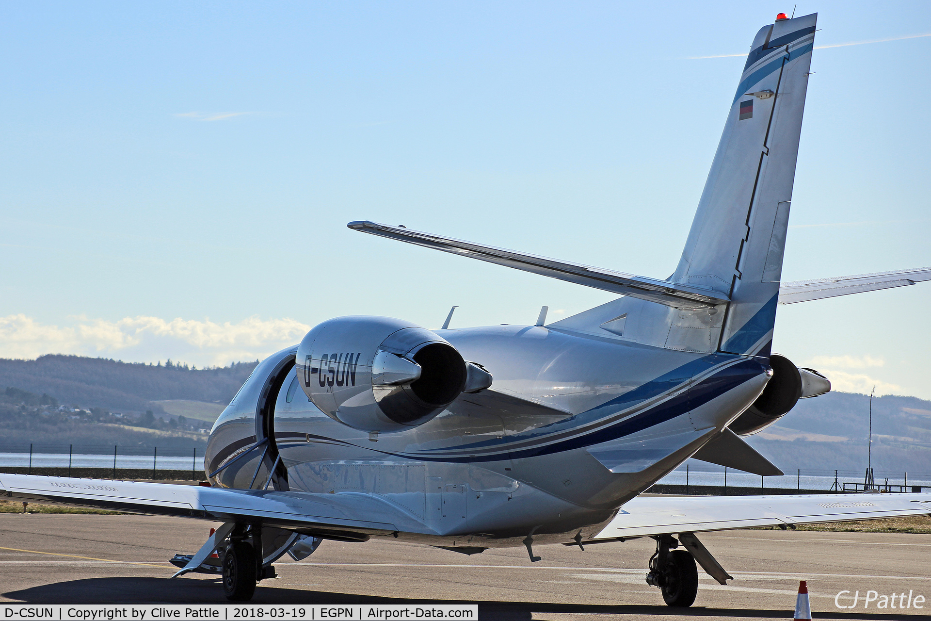 D-CSUN, 2012 Cessna 560 Citation XLS+ C/N 560-6102, At Dundee