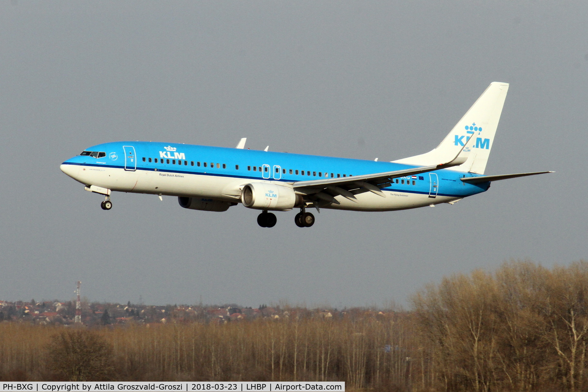 PH-BXG, 2000 Boeing 737-8K2 C/N 30357, Budapest Ferihegy International Airport, Hungary