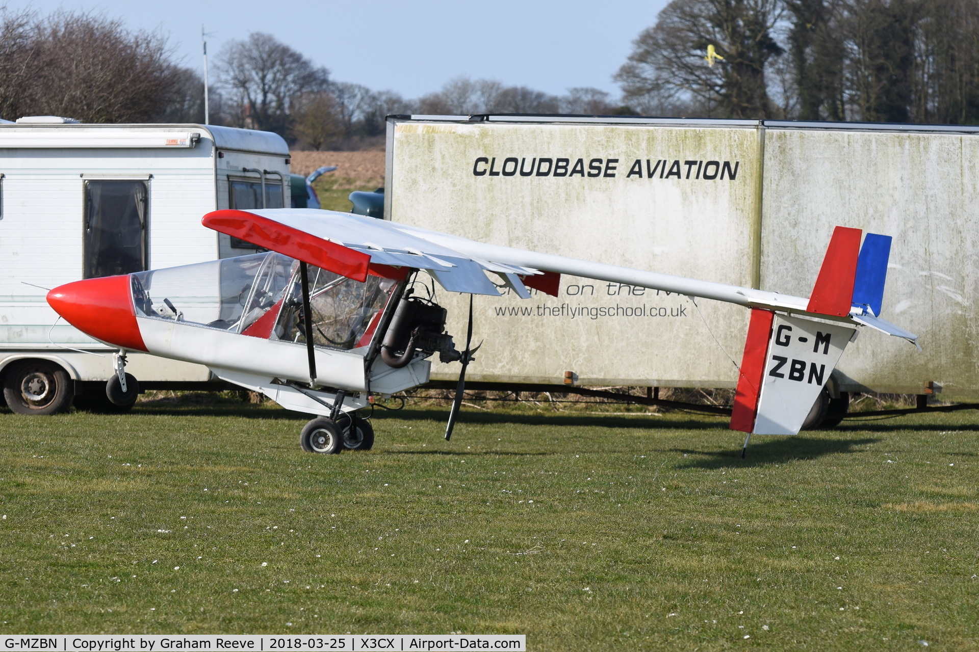 G-MZBN, 1987 CFM Shadow Series DD C/N BMAA/HB/073, Parked at Northrepps.