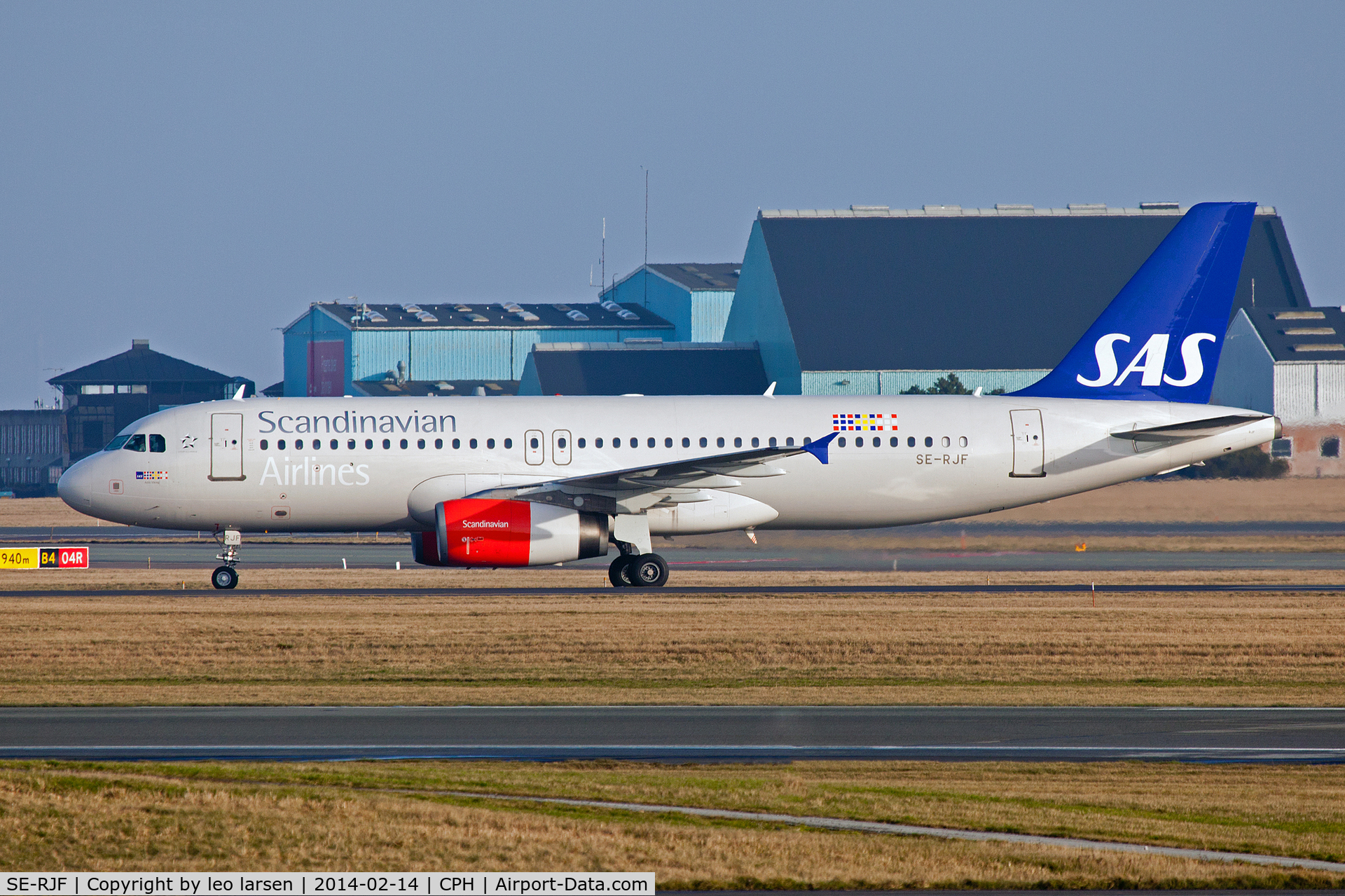 SE-RJF, 2000 Airbus A320-232 C/N 1383, Copenhagen 14.2.2014