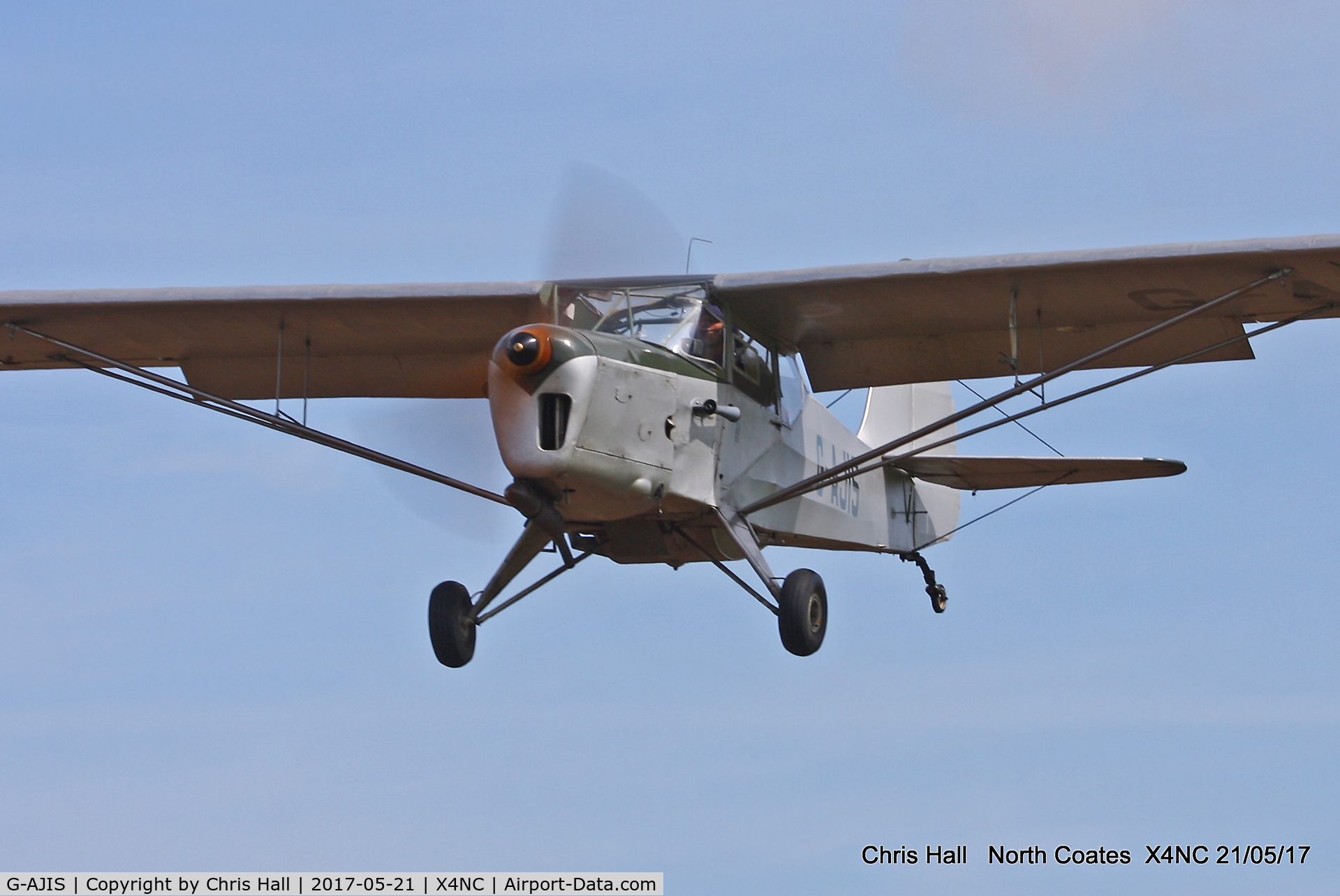 G-AJIS, 1947 Auster J-1N Alpha C/N 2336, North Coates Summer fly in