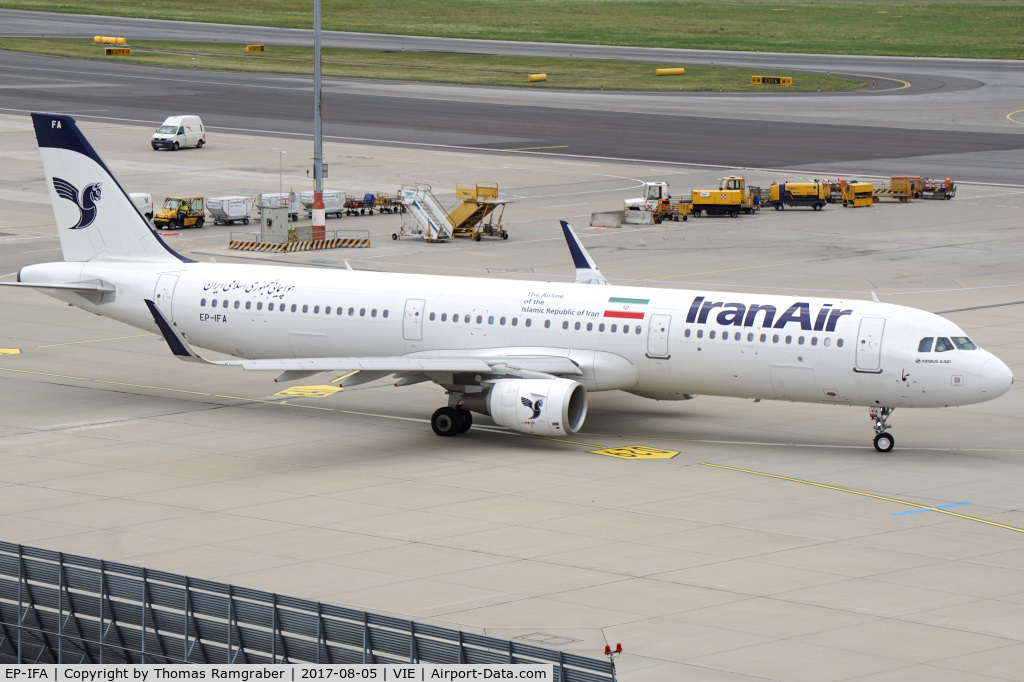 EP-IFA, 2016 Airbus A321-211 C/N 7418, Iran Air Airbus A321
