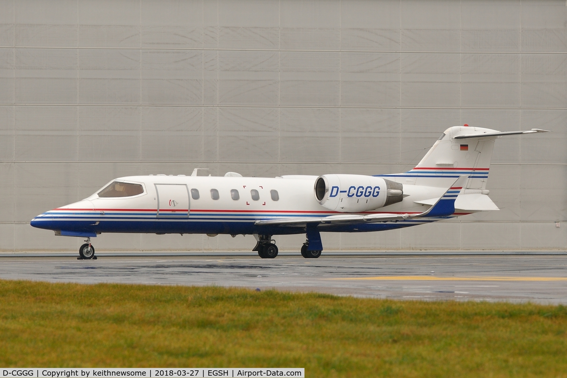D-CGGG, 2001 Learjet 31A C/N 31A-227, Parked all day.