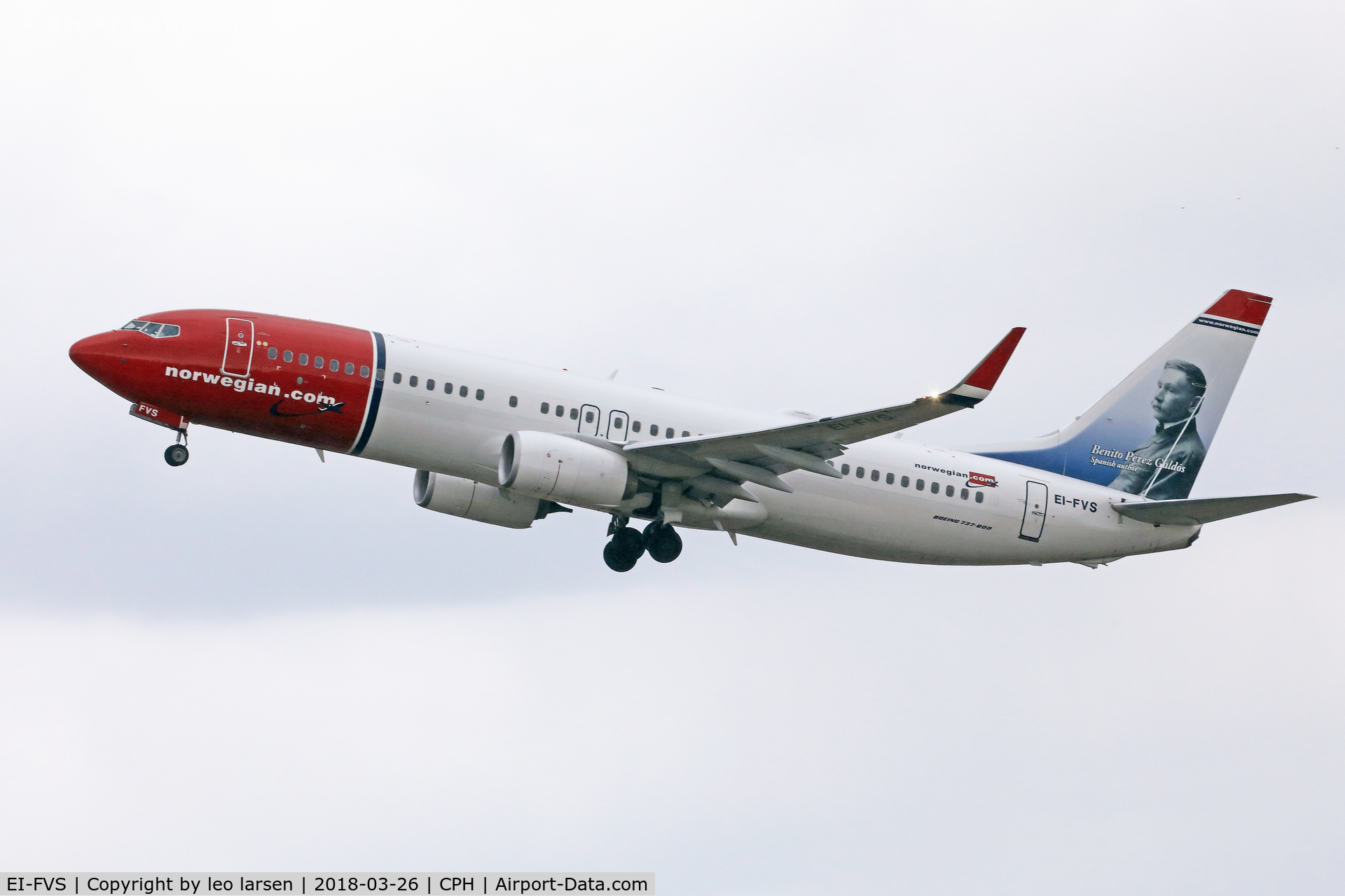 EI-FVS, 2017 Boeing 737-800 C/N 42087, Copenhagen 26.3.2018