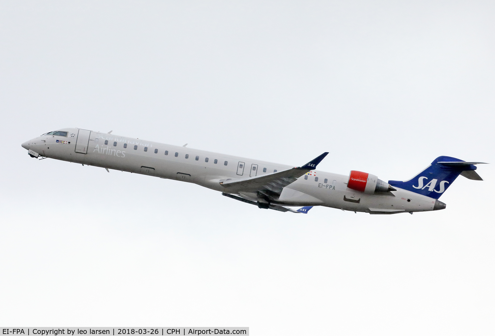 EI-FPA, 2016 Bombardier CRJ-900LR (CL-600-2D24) C/N 15398, Copenhagen 26.3.2018