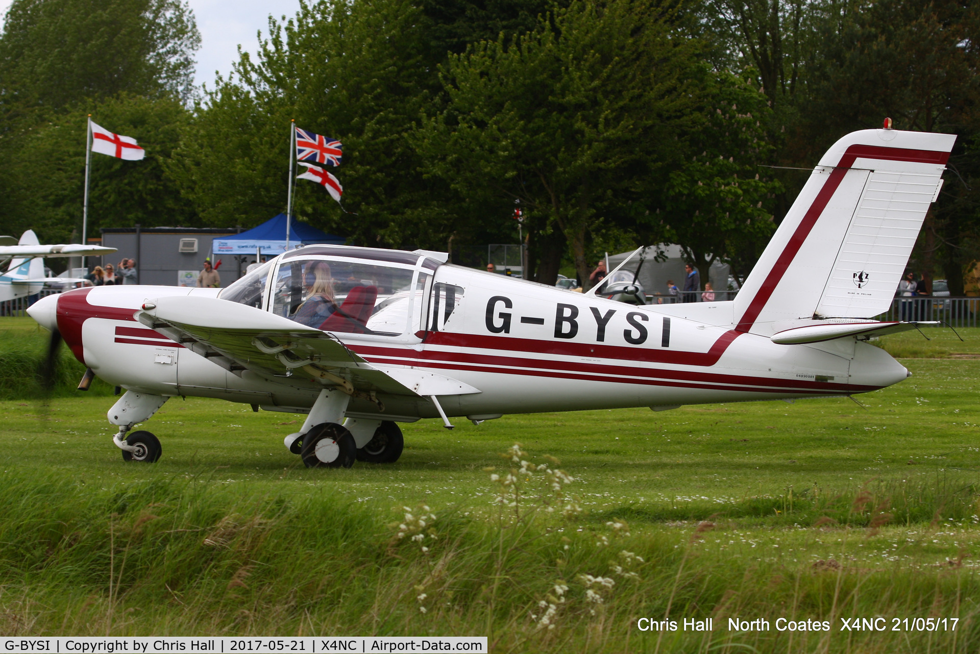 G-BYSI, 1999 PZL-Okecie PZL-110 Koliber 160A C/N 04990081, North Coates Summer fly in