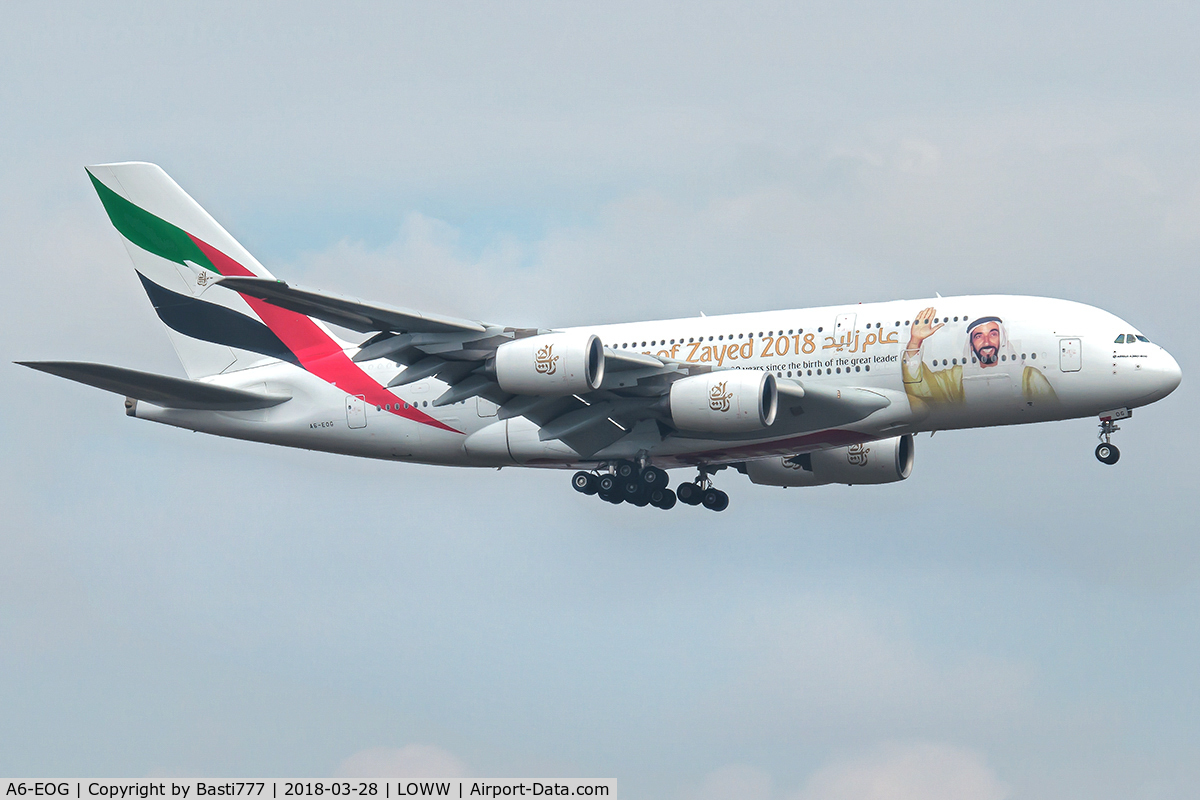A6-EOG, 2014 Airbus A380-861 C/N 172, A6-EOG@VIE