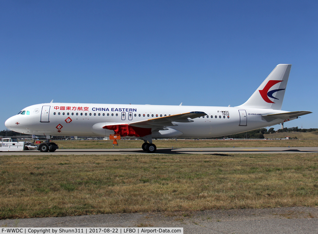 F-WWDC, 2017 Airbus A320-214 C/N 7832, C/n 7832 - To be B-1019