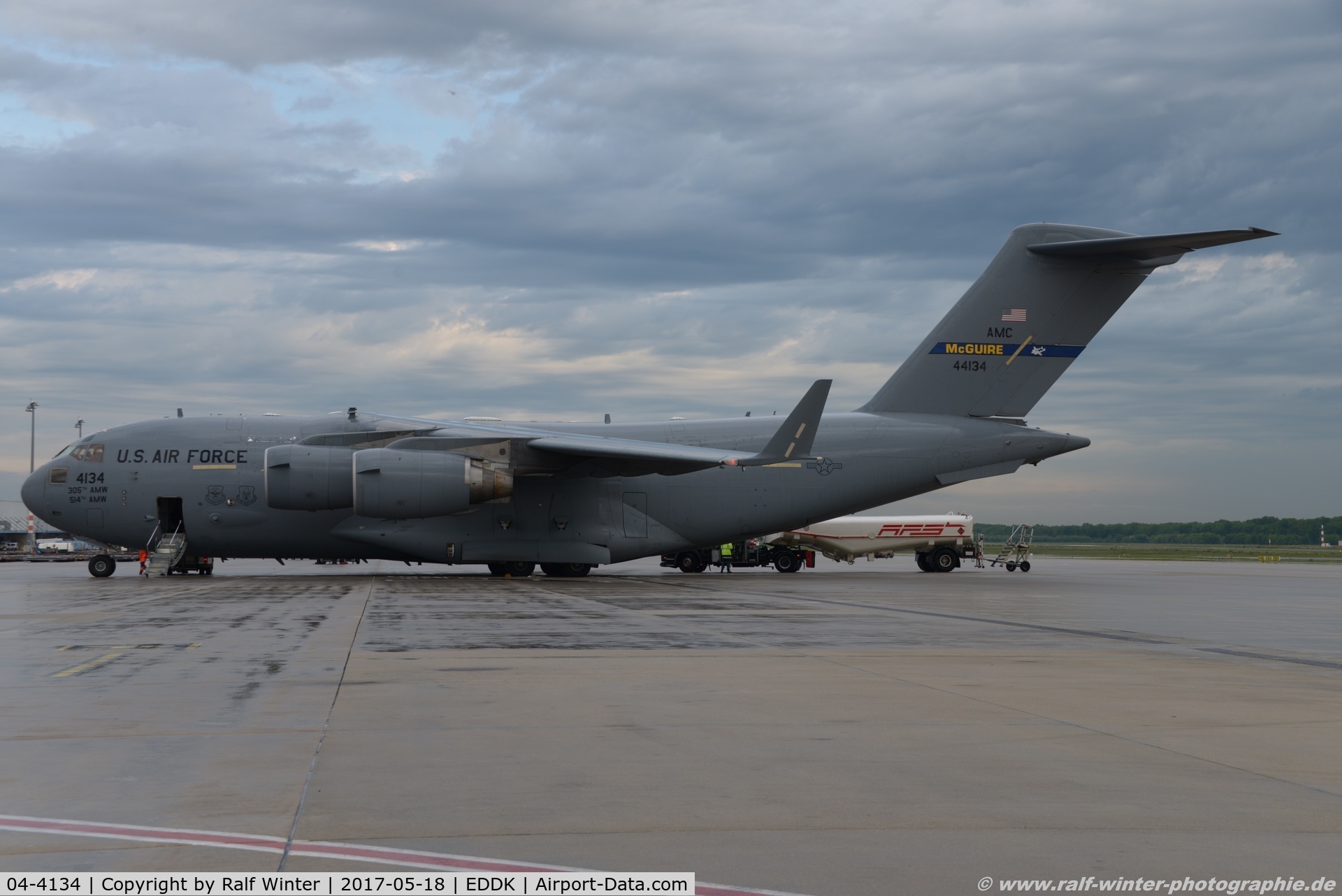 04-4134, 2004 Boeing C-17A Globemaster III C/N P-134, Boeing C-17A Globemaster III - MC RCH US Air Force USAF 'AMC McGuirre' - P-134 - 04-4134 - 18.05.2017 - CGN